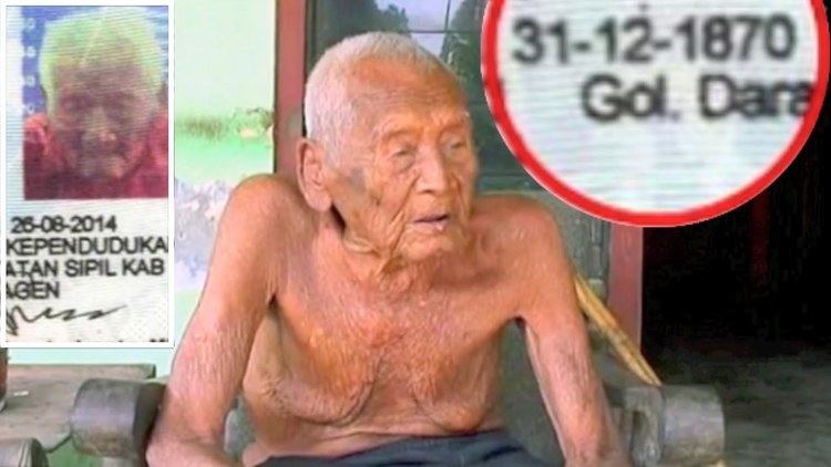 Mbah Gotho Mbah Gotho 145 years old who claims he is the world39s oldest man
