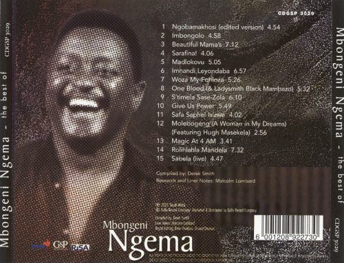 Mbongeni Ngema The Best of Mbongeni Ngema Mbongeni Ngema Songs Reviews