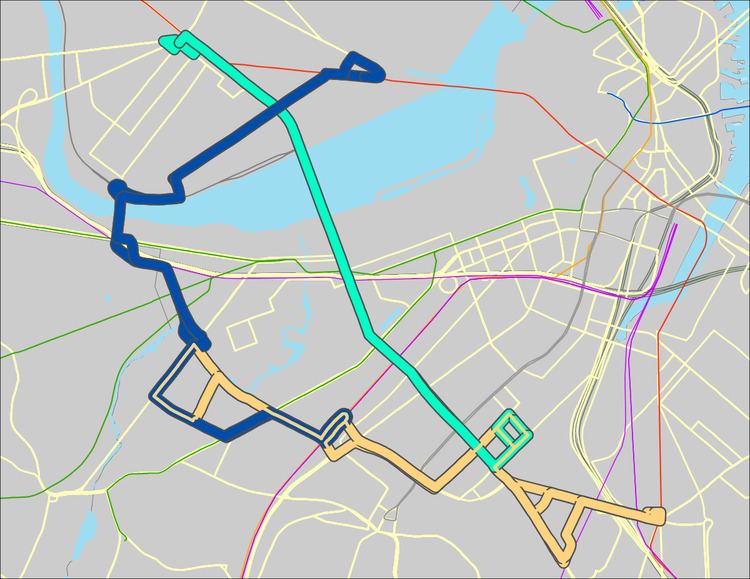MBTA crosstown bus routes
