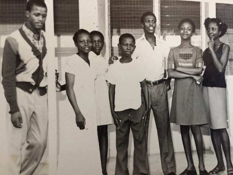 Mbuyisa Makhubu at the Warri college in Nigeria in 1977