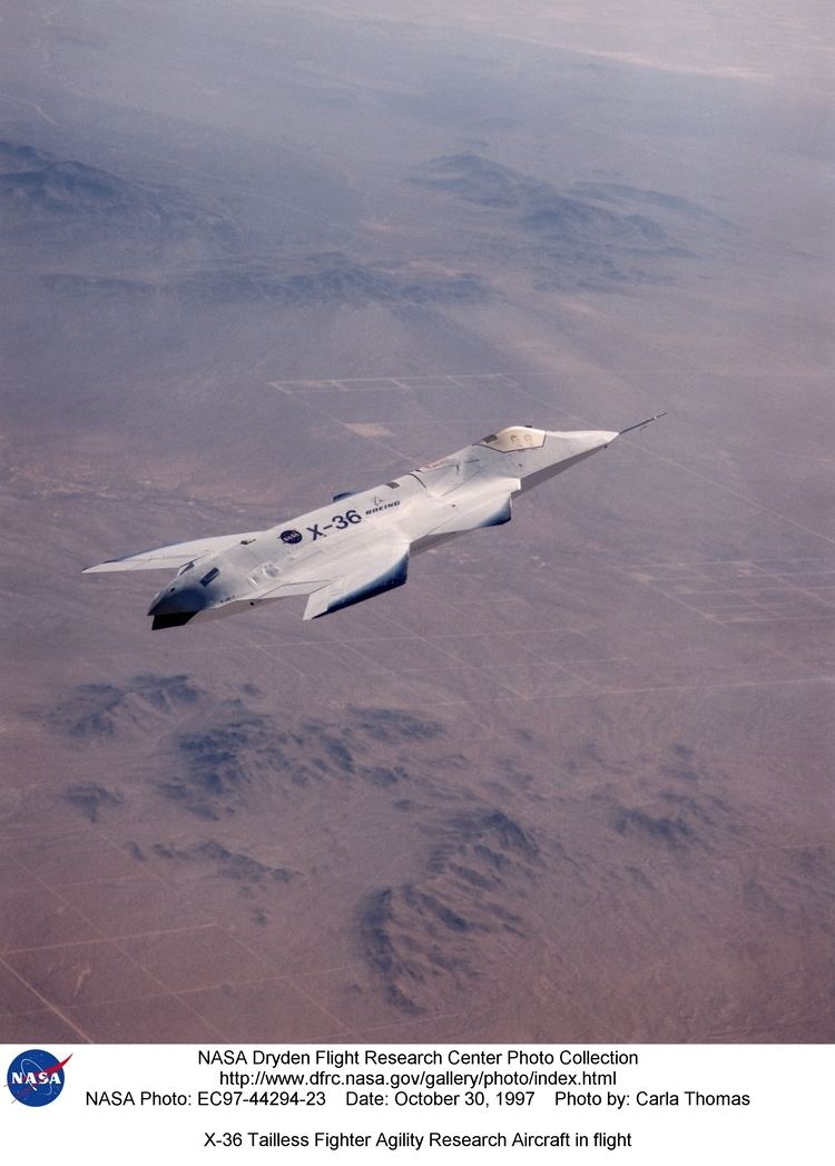 McDonnell Douglas X-36 X36 EC974429423 X36 Tailless Fighter Agility Research Aircraft