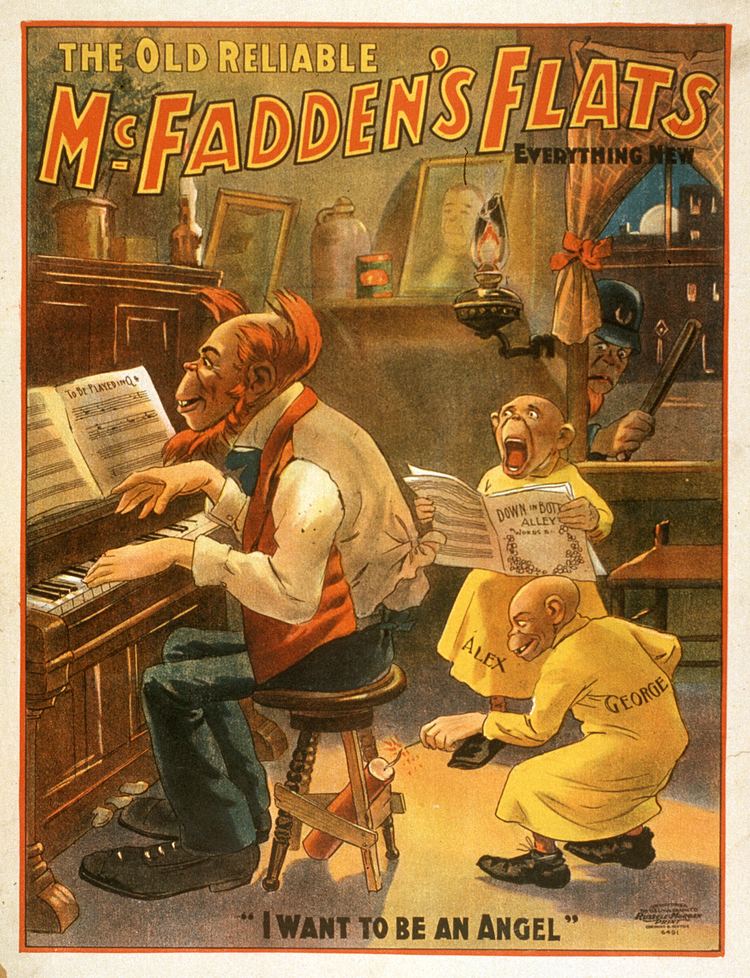 McFadden's Flats (1935 film) The Old Reliable McFaddens Flats Comedy Theater Poster 1902 http