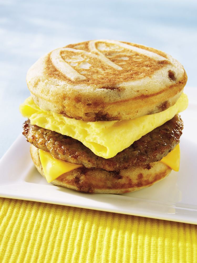 McGriddles Sandwiches in Review The Sausage Egg and Cheese McGriddles