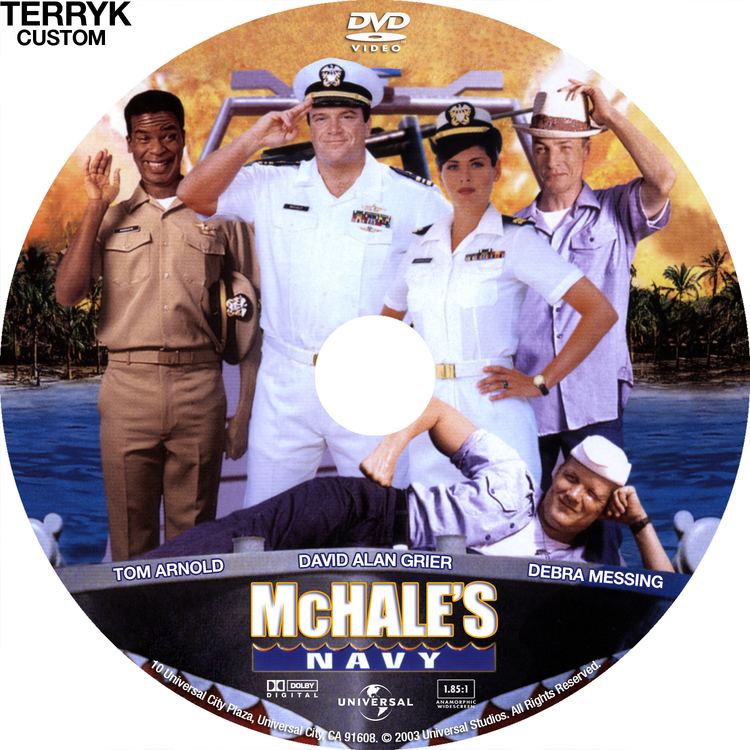 McHale's Navy (1997 film) McHales Navy DVD Label 1997 R1 Custom Art