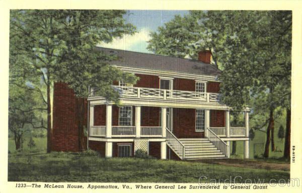 McLean House (Appomattox, Virginia) The Mclean House Appomattox VA