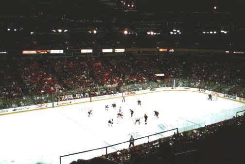 MCNICHOLS SPORTS ARENA Inside ACTION 8x10 Former HOME of COLORADO ROCKIES  76-82