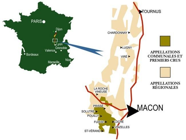 Mâconnais Burgundy amp Beyond About Us Maps of Burgundy Le Mconnais