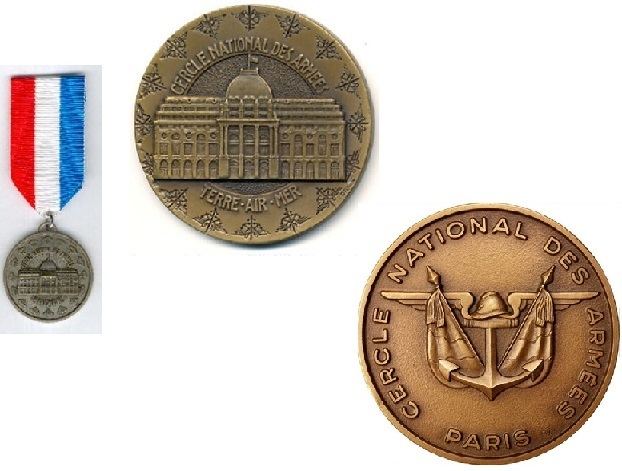 Médaille du Cercle National des Armées de Terre, Air et Mer