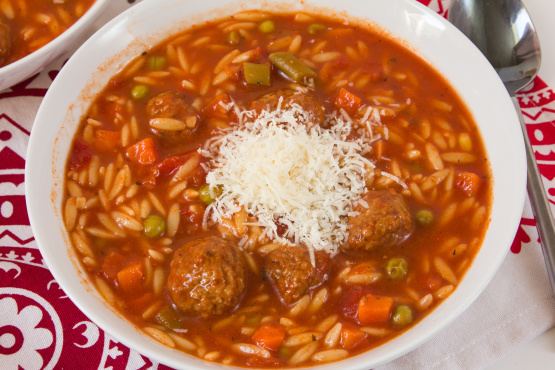 Meatball soup Italian Meatball Soup Quick Recipe Foodcom