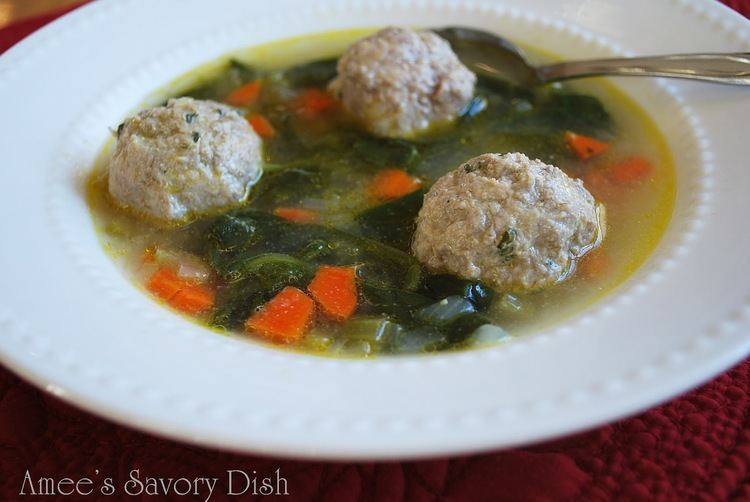 Meatball soup Paleo Meatball Soup recipe Amee39s Savory Dish