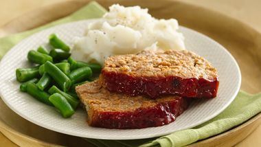 Meatloaf HomeStyle Meatloaf recipe from Betty Crocker