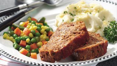 Meatloaf HomeStyle Meatloaf recipe from Betty Crocker