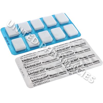 Mebucain Mebucain Mint Lidocaine HCLCetylpyridinium Chloride 1mg2mg 20