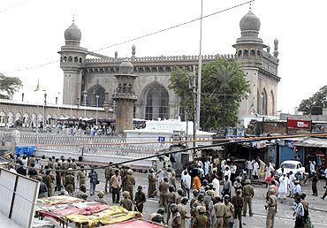 Mecca Masjid bombing Mecca Masjid blast Did Hyderabad police protect Hindu radicals