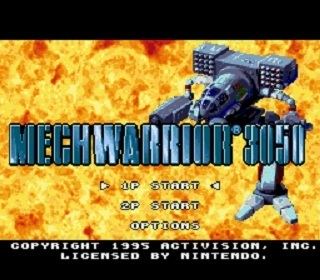 MechWarrior 3050 Mechwarrior 3050 USA ROM lt SNES ROMs Emuparadise