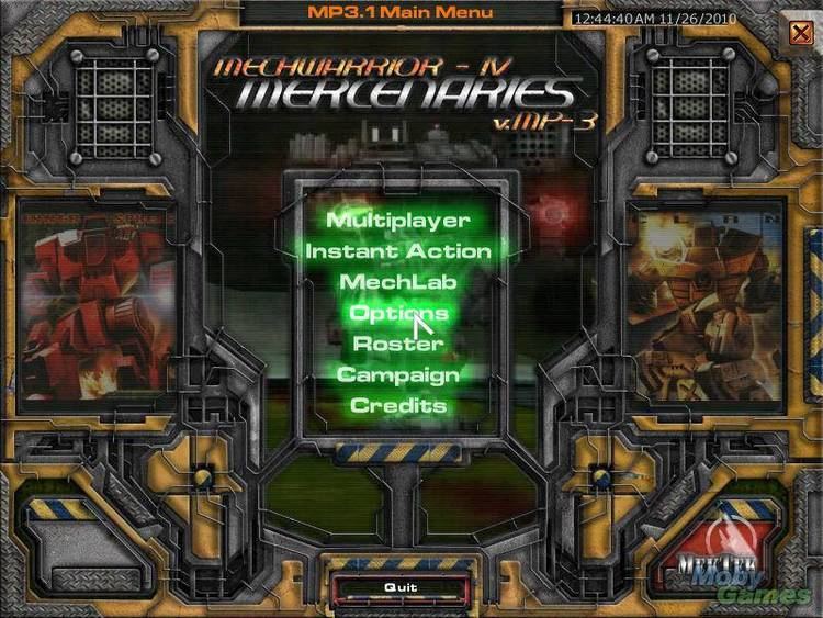 MechWarrior 4: Mercenaries wwwmyabandonwarecommediascreenshotsmmechwarr
