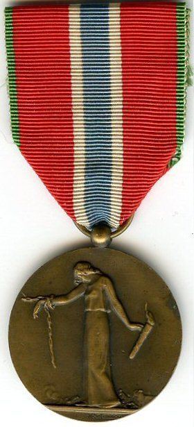 Medal for civilian prisoners, deportees and hostages of the 1914-1918 Great War