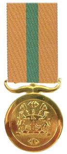 Medal for Long Service and Good Conduct, Gold