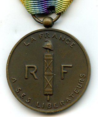 Medal of a liberated France