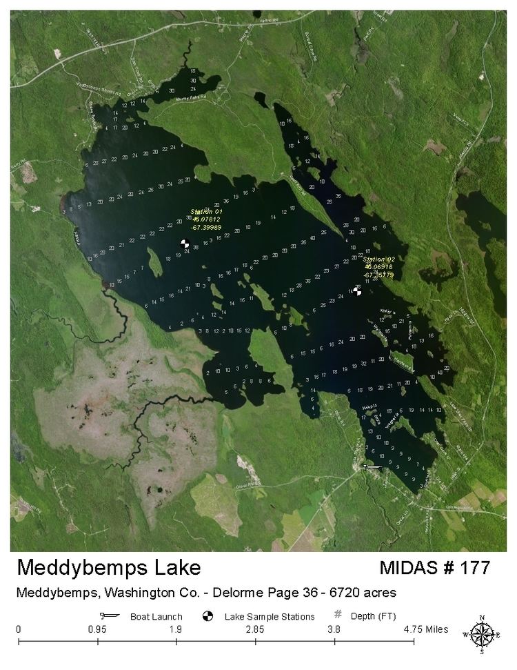 Meddybemps Lake wwwlakesofmaineorgmapssatellitethumbnail0177