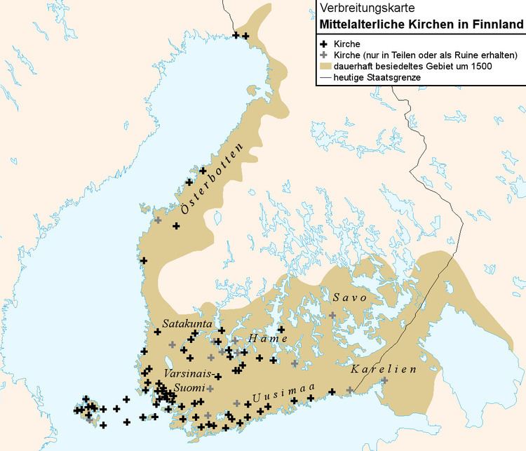 Medieval stone churches in Finland