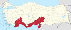 Mediterranean Region, Turkey httpsuploadwikimediaorgwikipediacommonsthu