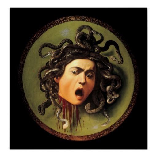 Medusa (Caravaggio) Medusa Caravaggio Poster Zazzle