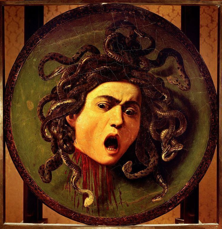 Medusa (Caravaggio) FileMedusaCaravaggio Uffizijpg Wikimedia Commons