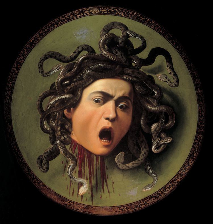 Medusa (Caravaggio) Caravaggio Medusa 1597 Galleria degli Uffizi Florena