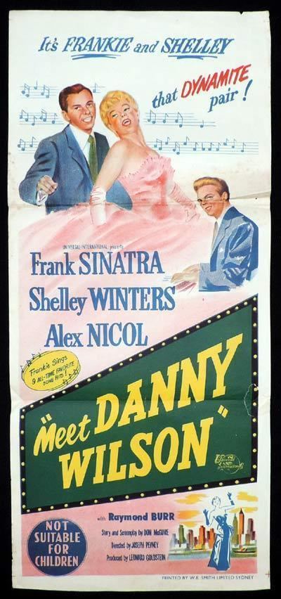 Meet Danny Wilson (film) MEET DANNY WILSON Original Daybill Movie Poster BAD GIRL Film Noir