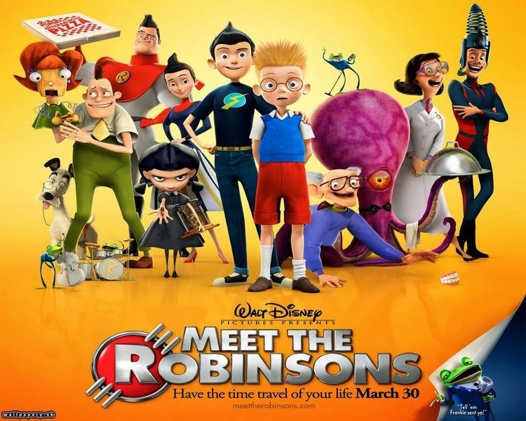 Meet the Robinsons movie scenes  Meet the Robinsons 2007 directed by Stephen J Anderson and based on the book A Day with Wilbur Robinson by William Joyce was the first Disney 