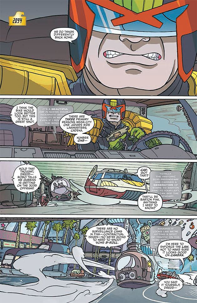 Mega-City Two Judge Dredd Heads West In 39Mega City Two39 1 Preview