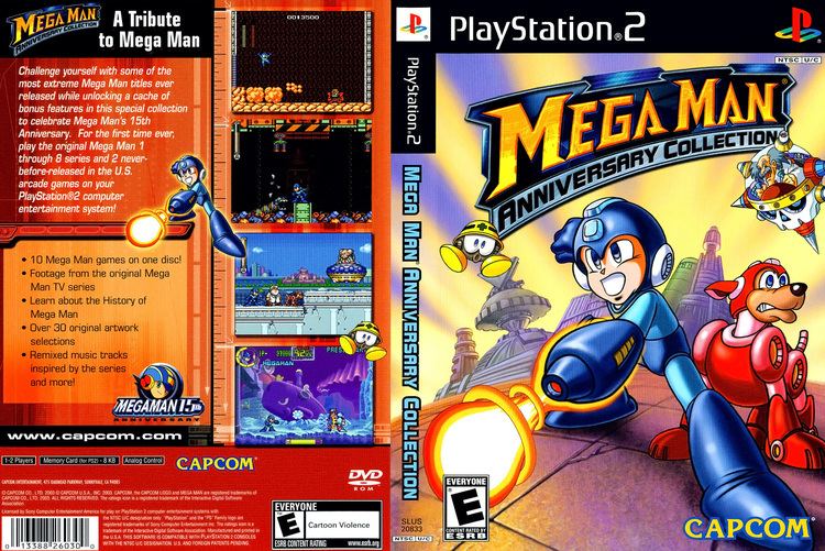 Mega Man Anniversary Collection Mega Man Anniversary Collection Cover Download Sony Playstation 2