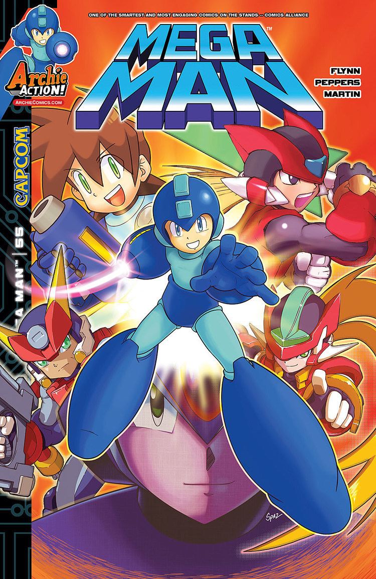 Mega Man (Archie Comics) Bye Blue Bomber Lovallo and Flynn Talk About Mega Man39s End