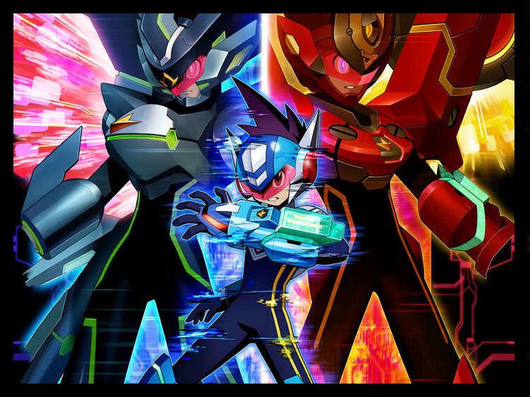 Mega Man Star Force 3 Megaman Starforce 3 Wallpaper Zerochan Anime Image Board