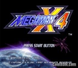 Mega Man X4 Mega Man X4 ROM ISO Download for Sony Playstation PSX CoolROMcom