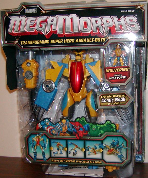 Mega Morphs Wolverine Megamorphs XMen action figure