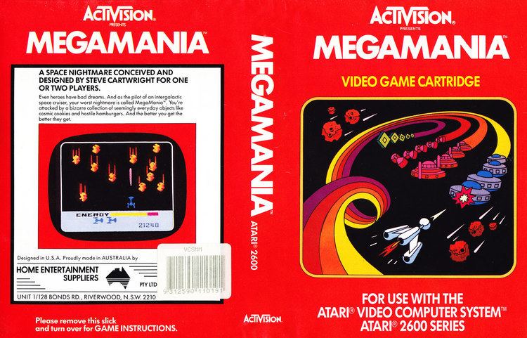 Megamania Atari 2600 VCS MegaMania scans dump download screenshots ads