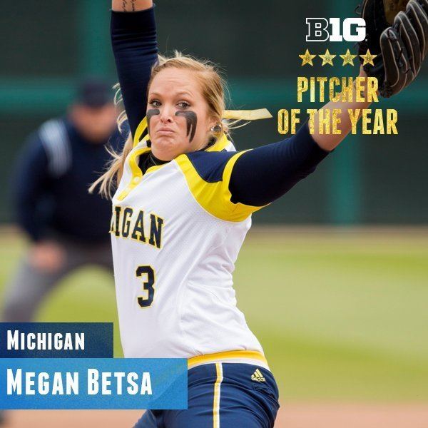 Megan Betsa Big Ten Softball on Twitter Megan Betsa of umichsoftball named