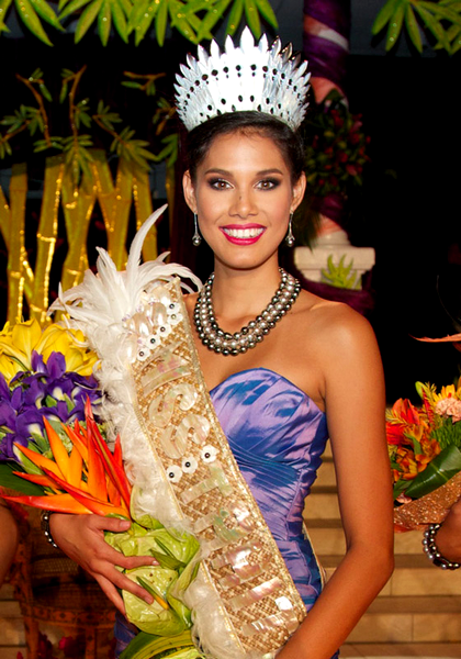 Mehiata Riaria MISS CIE Miss Tahiti 2013 Mehiata Riaria