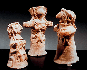 A figurines from Mehrgarh, 3000 BCE