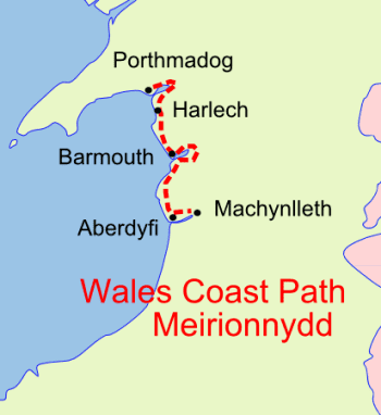 Meirionnydd Wales Coast Path Meirionnydd Wales Walking Holidays