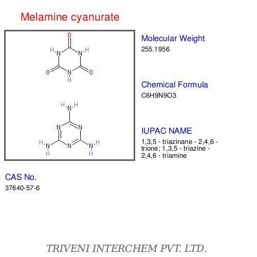 Melamine cyanurate Melamine cyanurate Expired Melamine cyanurate Expired