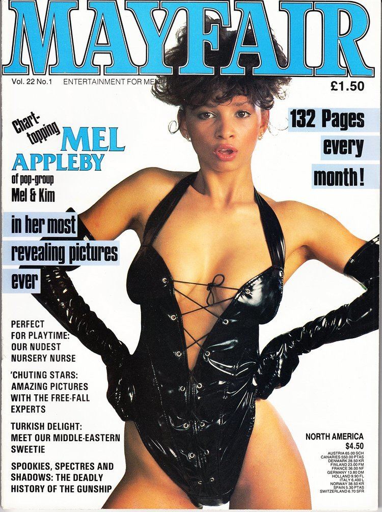 Melanie Appleby Mayfair Magazine Volume 22 Number 1 with Mel Appleby and