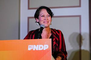 Melanie Mark With First Election to BC MLA for a First Nations Woman Melanie