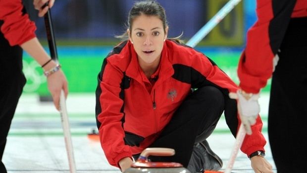 Melanie Robillard Canadian fills in for German skip at women39s curling