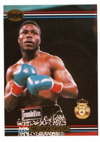 Meldrick Taylor Meldrick Taylor 27 RINGLORDS 1991 Boxing trading card