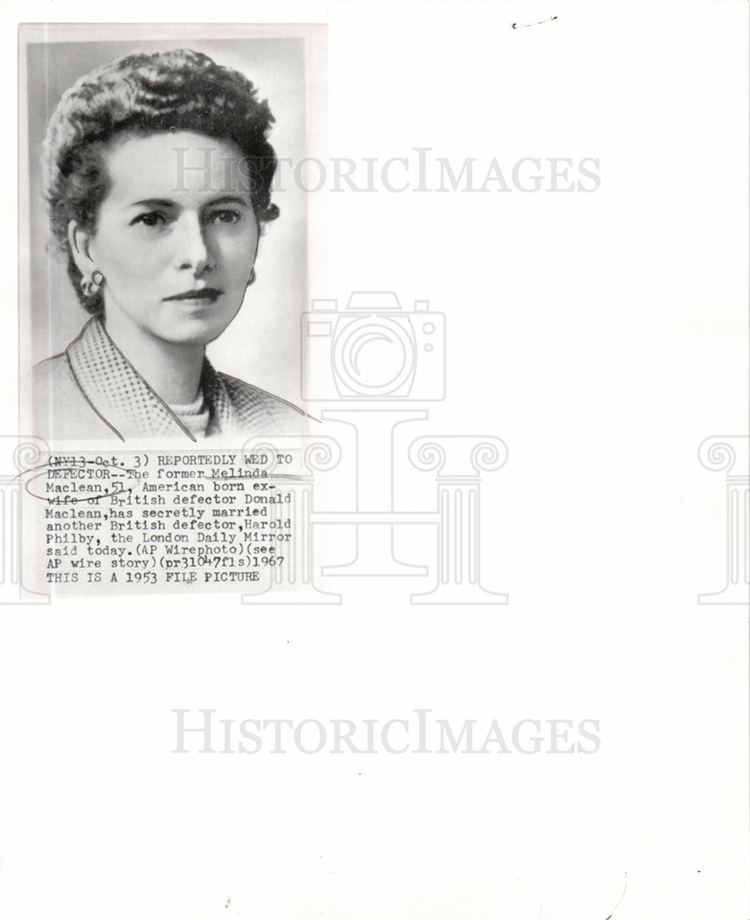 Melinda MacLean 1967 Melinda Maclean wife Donald Philby Historic Images