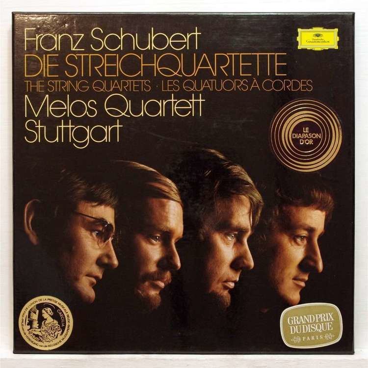 Melos Quartet Schubert the string quartets by Melos Quartet Stuttgart LP Box