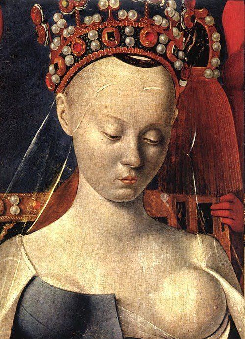 Melun Diptych Jean Fouquet39s Virgin and Child Melun Diptych in Ever After Jean